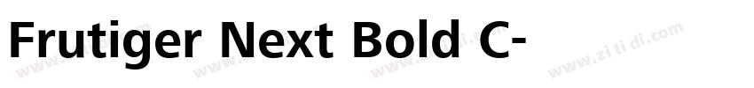 Frutiger Next Bold C字体转换 Frutiger Next Bold C字体转换